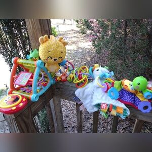 Vibrant 10 Piece Learning Toy Set for Baby